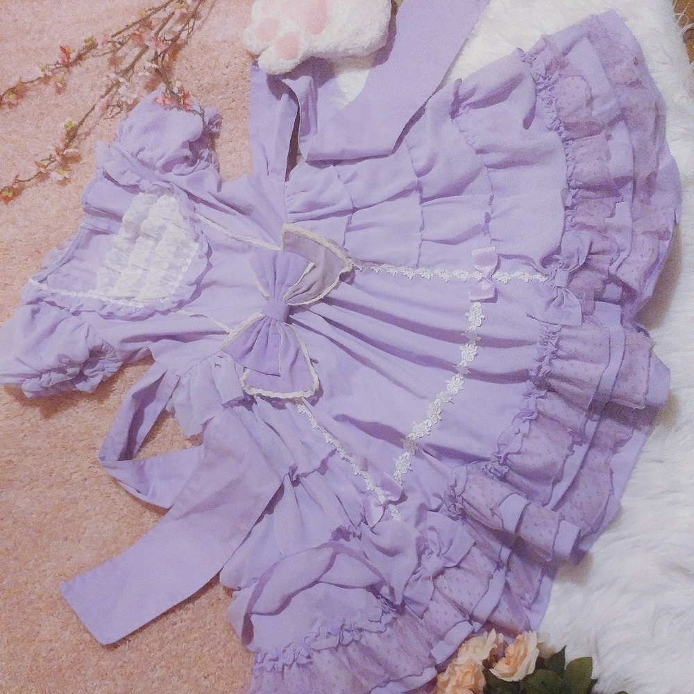 NWOT♡Japanese Sweet Lolita Hime Dress Purple♡